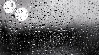 Sound of rain on window with dark screen to sleep | My Relaxing Moment