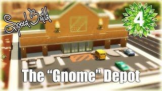 The Sims 4 Get to Work: Speed Build ~ The "Gnome" Depot Exterior