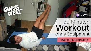 30 Minuten Bauch-Burner Workout zum Mitmachen | Gino Singh Homeworkouts