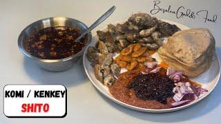 KENKEY SHITO|| How to Make Kenkey/Komi/Dokunu SHITO