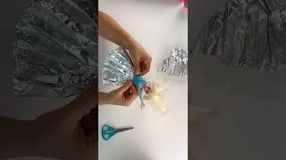 How to Make a Barbie Doll Dress from a Tablecloth and Socks