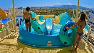 Space Boat Water Slide at Stella Waterland