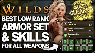 Monster Hunter Wilds - Best Armor Set For Low/High Rank Story & New Skill System Guide - All Weapon!