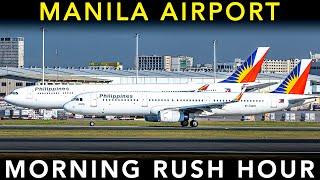 MANILA AIRPORT - Plane Spotting | LANDING & TAKE OFF - Morning RUSH HOUR