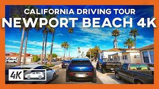 California Driving Tour: Newport Beach California 4K