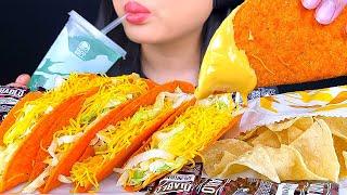 ASMR CRUNCHY TACOS TACO BELL MUKBANG *NO TALKING* (EATING SOUNDS) EATING SHOW | ASMR Phan