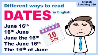 How to Read ALL DATES in English | Practical English for Days, Months & Years. Easy English