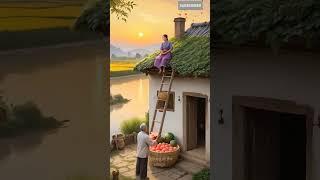 Trust on the Ladder – A Grandparents’ Moment#yt #villagelife