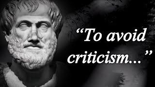 Aristotle's Quote to Develop Your Logical Thinking!