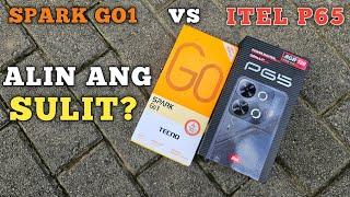 TECNO SPARK GO 1 VS ITEL P65 - COMPARISON REVIEW