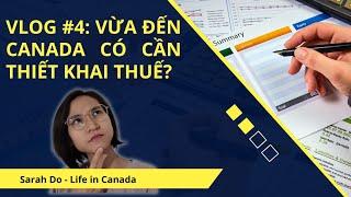 Vlog #4: Khai Thuế: Vừa đến Canada có cần phải khai thuế? | Cuộc Sống Canada | Life In Canada