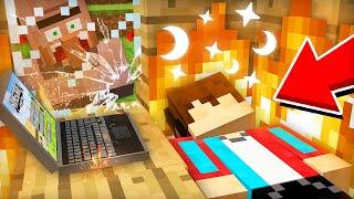 ЖИТЕЛЬ СПАС МЕНЯ ПОКА Я СПАЛ В МАЙНКРАФТ | Компот Minecraft