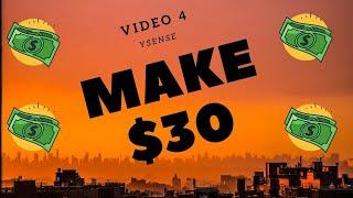 YSENSE 2021  HOLD ON  MAKE $30 VIDEO 4