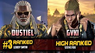 TEKKEN 8 - Dustiel (#3 Leroy) Vs Gvki (Steve) - Online Rank