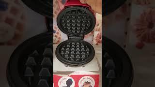 Dash Mini Nonstick Waffle Maker. You can get it right now in my You Tube Shop! Let's eat!