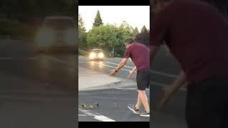 On May 2023, Casey Rivara, tragically lost his life while assisting a ducks in crossing a road.