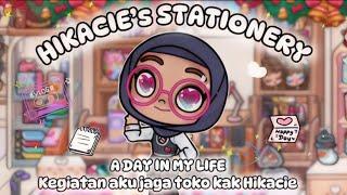 VLOG HALIMA MENJAGA TOKO HIKACIE’s STATIONERY |AW #vlog #adayinmylife #roleplay #fyp