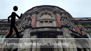 Der Geher in Hamburg: Rotherbaum, University