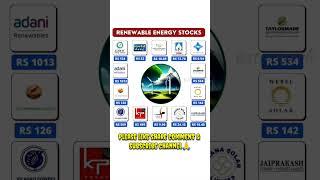 renewable energy stocks | share market analysis power sector #greenenergy #youtubeshorts #shorts