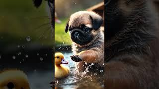 The Heartwarming Tale of a Pug and Its Duckling Best Friend