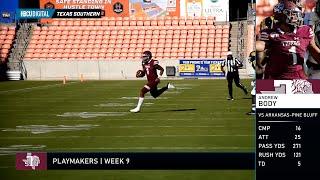 HBCU DIGITAL | PLAYMAKERS Week 9 featuring Texas Southern's Quarterback Andrew Body