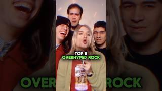 TOP 5 OVERHYPED ROCK BANDS OF ALL TIME! #shorts #musichistory #musicshorts