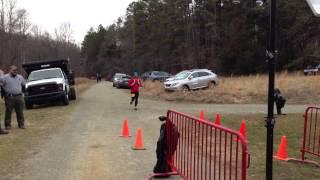 Finish line at the Pilot Mountain Payback