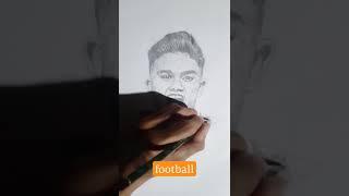 sketsa pemain sepak bola #shorts #football