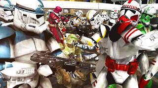 Every Clone Trooper Legion ARENA BATTLE w/ All Commanders! - Men of War: Clone Wars Mod