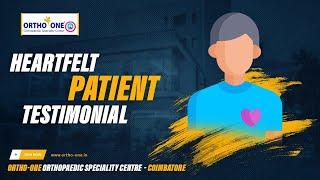 Heartfelt Parent Testimonial | Ortho-One Orthopaedic Specialty Centre | Coimbatore