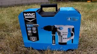 Unboxing, preparation and test - Hammer drill Macallister SDS Plus 1200 W