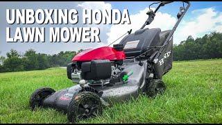 Unboxing Our Honda Power Equipment Lawn Mower