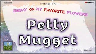 Petty Mugget , Petty Mugget Flower , Essay On Petty Mugget Flower , My Favourite Flower Petty Mugget