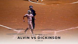 Alvin vs Dickinson Softball 4.29.23