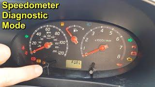 Speedometer Cluster Diagnostic Test - Nissan Micra K12