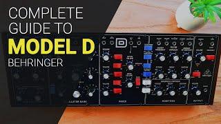 Using the Behringer Model D, complete guide tutorial.