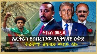 Ethiopia: ኤርትራን ያስበረገገው የኢትዮጵያ ዕቅድ | ትራምፕ ስለህዳሴው ግድብ ለግብጽ መርዶ ላኩ | አውሮፓዊያን ለሩሲያ እና ትራምፕ ትልቅ ፈተና ደቀኑ