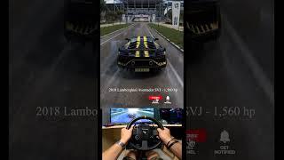 #573 I Jumped Over 20 HELICOPTERS in a '18 Lamborghini Aventador SVJ #shorts