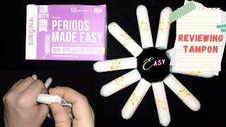 Sirona Tampon #sirona #tampon #regular #period #mensturation #easy #unboxing #review #women #hygiene