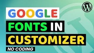 How to Add Google Fonts in Wordpress Theme | Wordpress Google Fonts