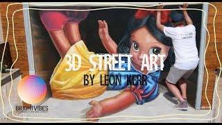 How to create 3d street art by Leon Keer