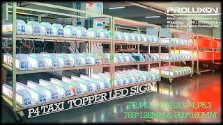 Taxi Topper LED Signs with Roof mobile advertising Billboards, Single Sided Customized LED Displays