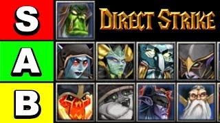 Pick ALWAYS PERFECT HERO! Warcraft 3 Direct Strike Tier List