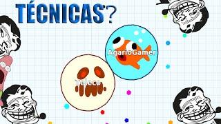 GAMEPLAY AGAR.IO - TÉCNICAS SPACE SPLIT !!! - AgarioGamer