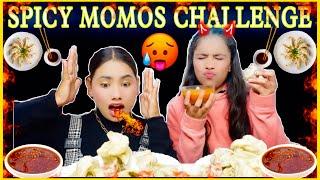 SPICY MOMO’S CHALLENGE | FOOD CHALLENGE | MOMOS CHALLENGE #spicyfoodchallenge #trending PRIYA KHATRI