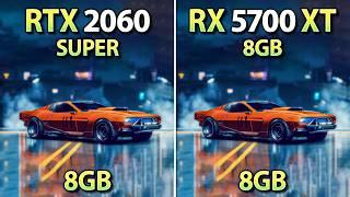 RTX 2060 Super vs RX 5700 XT - 12 Games Tested in 2025