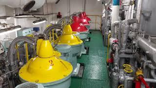 CONTAINER SHIP ENGINE ROOM TOUR ||Ship Engine Room