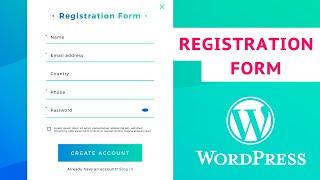 Registration form in wordpress with free ultimate member plugins