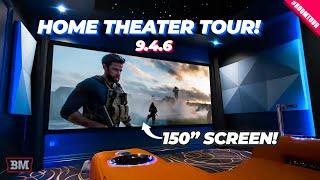 INCREDIBLE 9.4.6 Home Theater Tour 2023! Dolby ATMOS 4K // KRIX // TRINNOV // SONY // MADVR