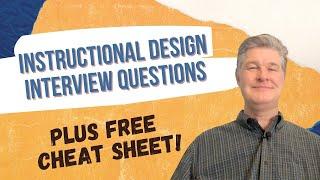 10 INSTRUCTIONAL DESIGNER Interview Questions | FREE Cheat Sheet!